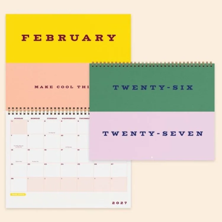 Academic Calendar - Standard - Horizontal view 2