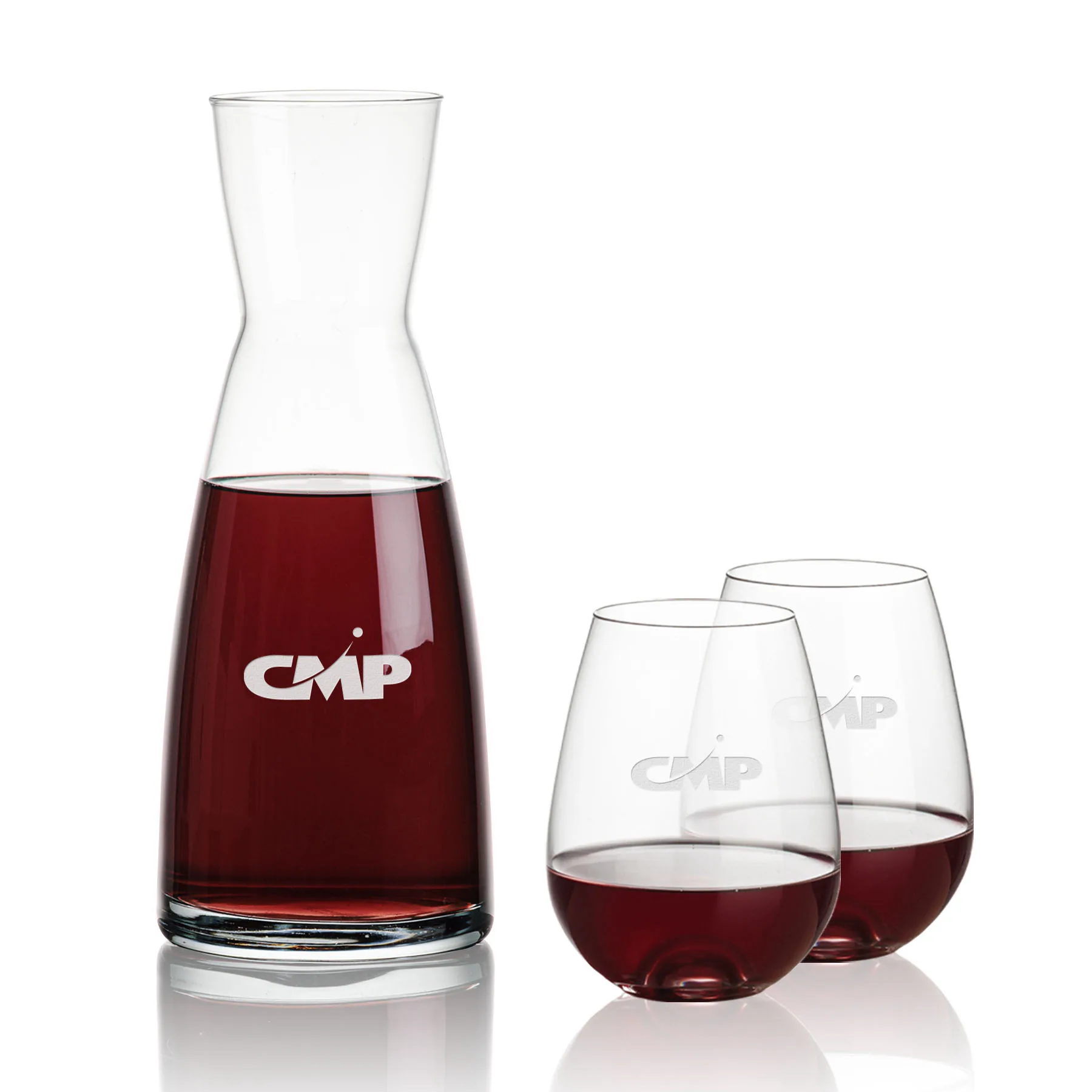 Carafe & 2 Stemless