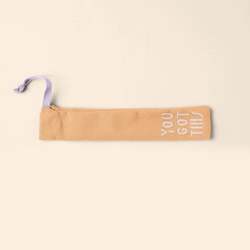 Pouch For Reusable Straws - Colored Canvas view 3