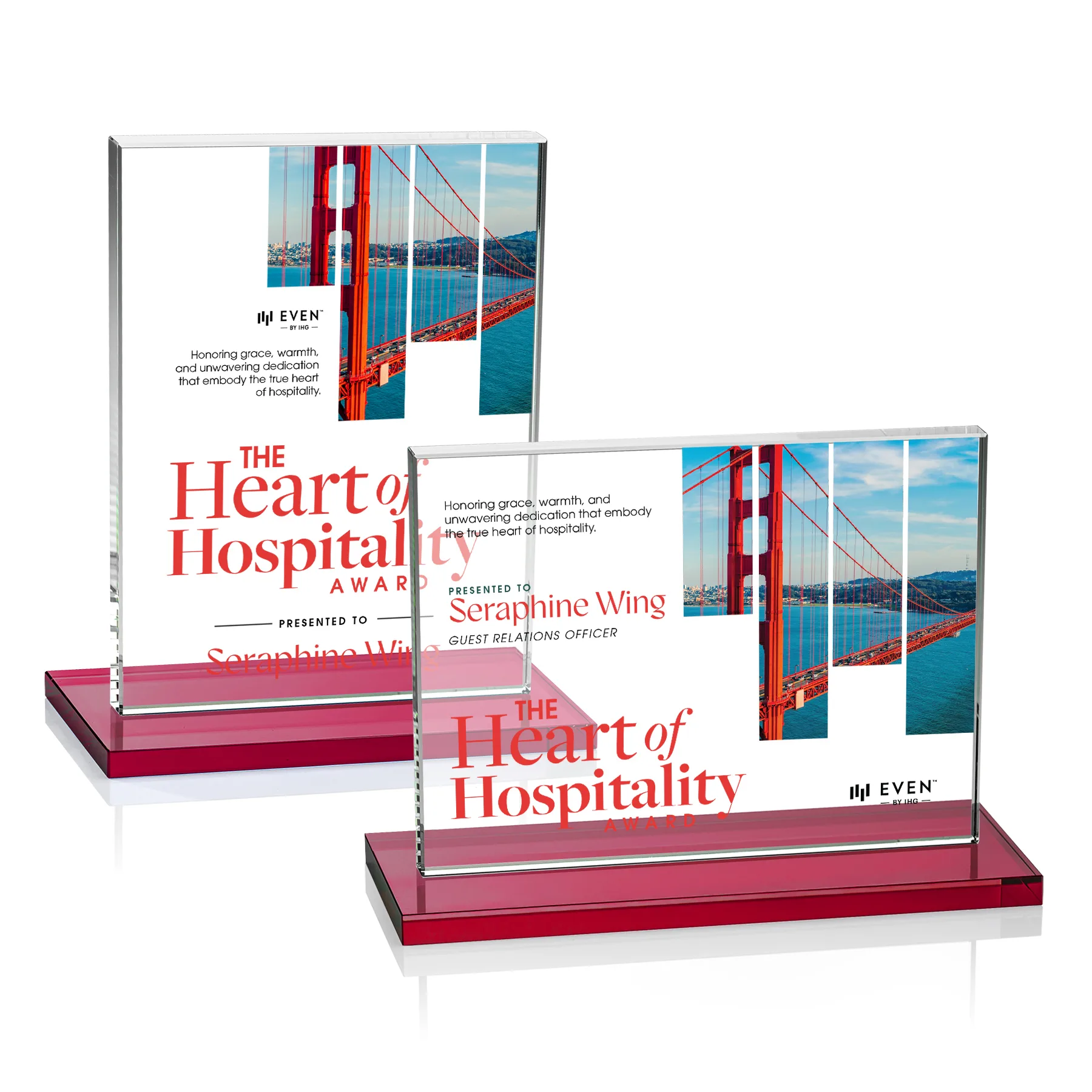 VividPrint™, Horizontal, Red