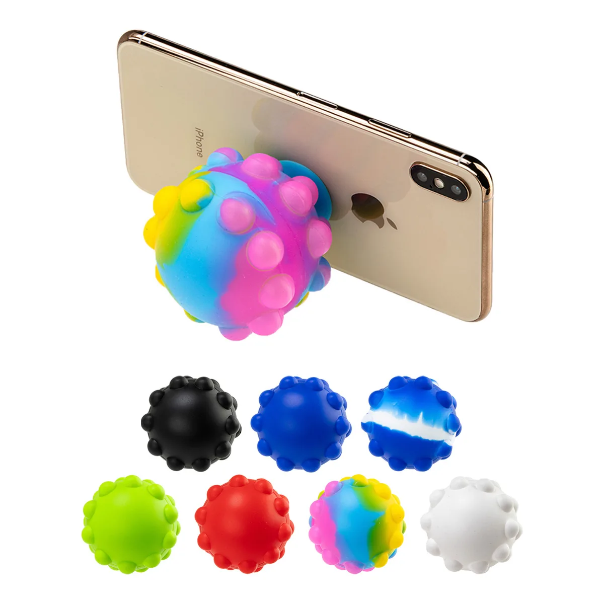 Push Pop Ball Suction Cup Phone Stand view 2