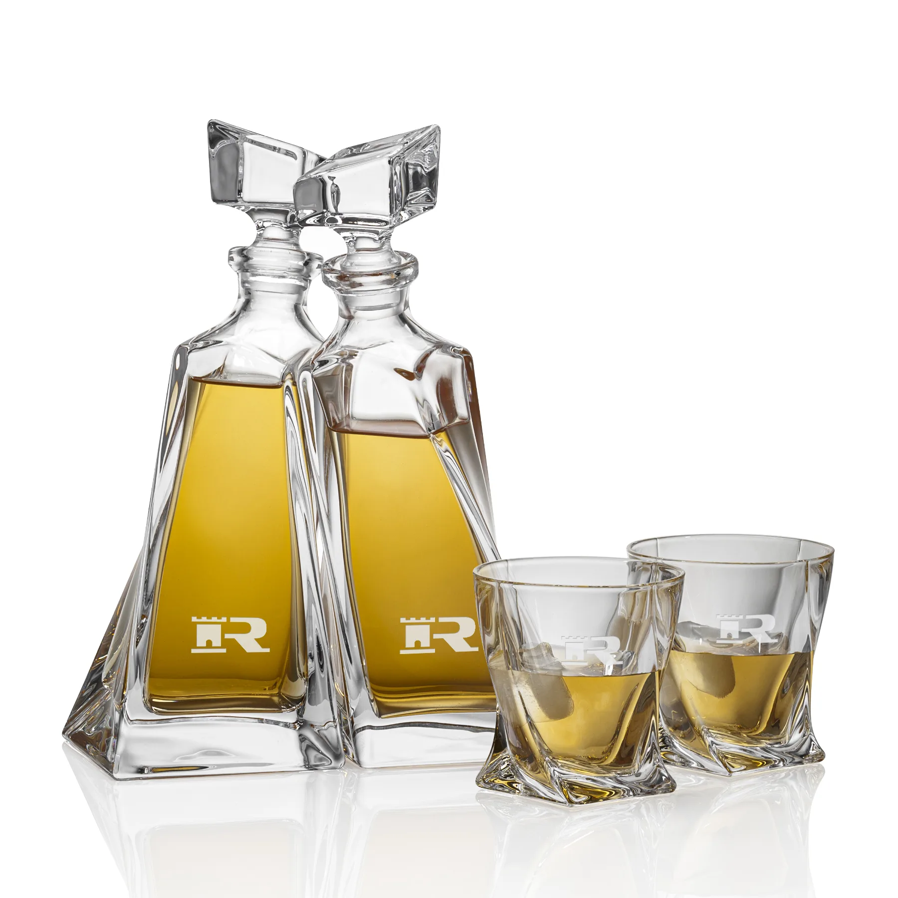 Decanters Set, Decanters & 2 OTR