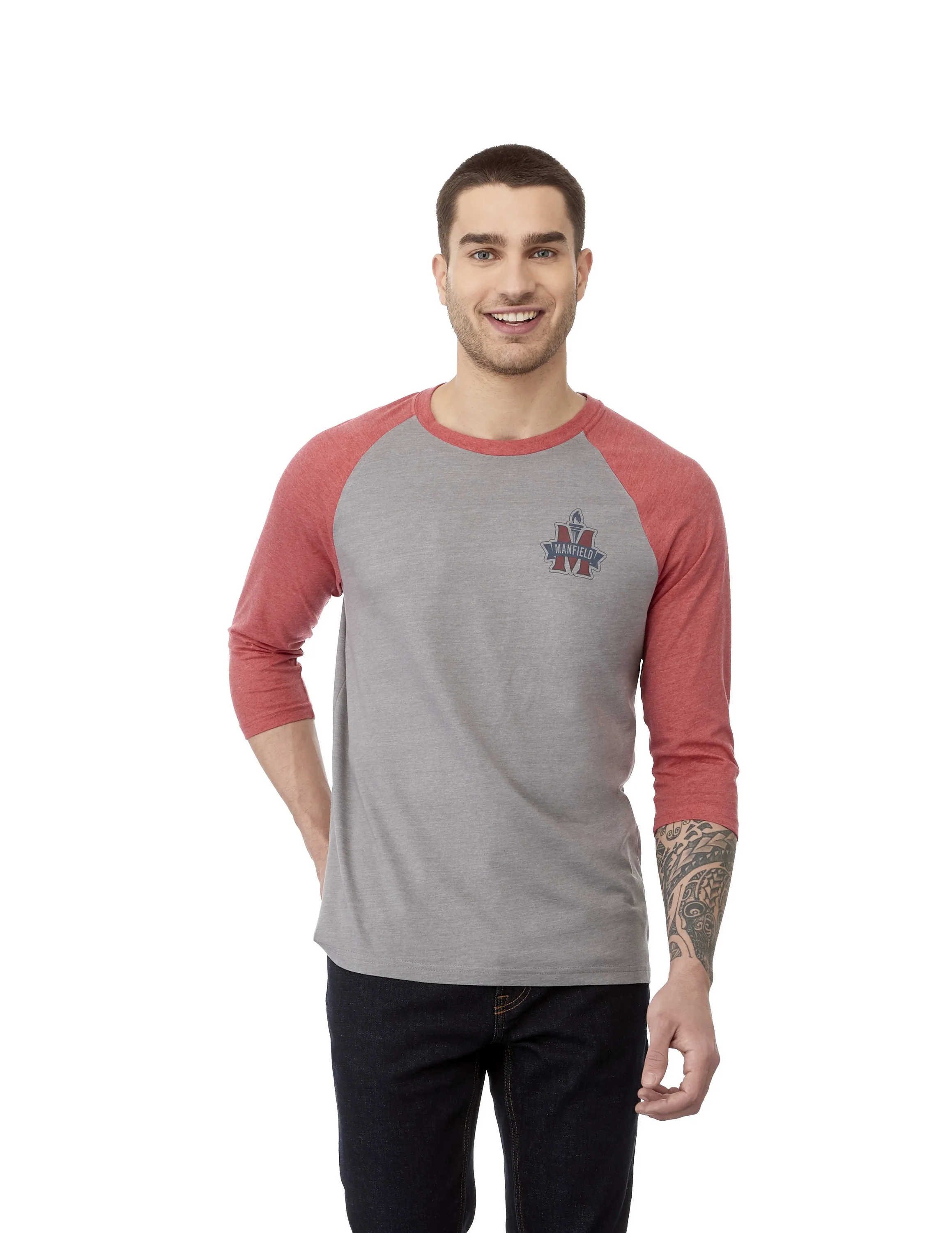 Men's DAKOTA Three Quarter Raglan Tee