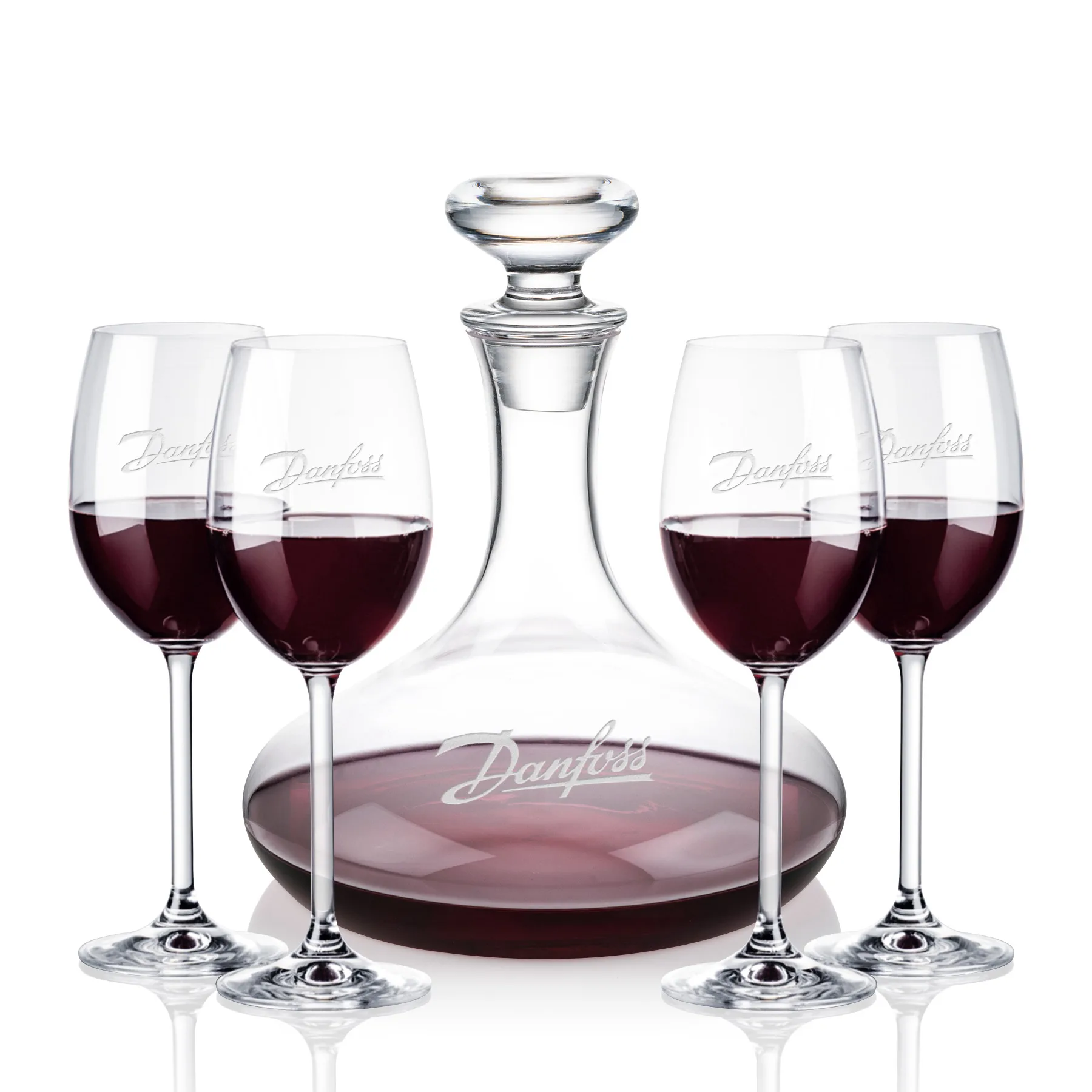 Decanter & 4 Wine