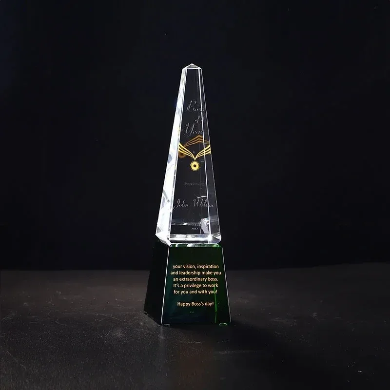GreenCon Crystal Tower Award view 2