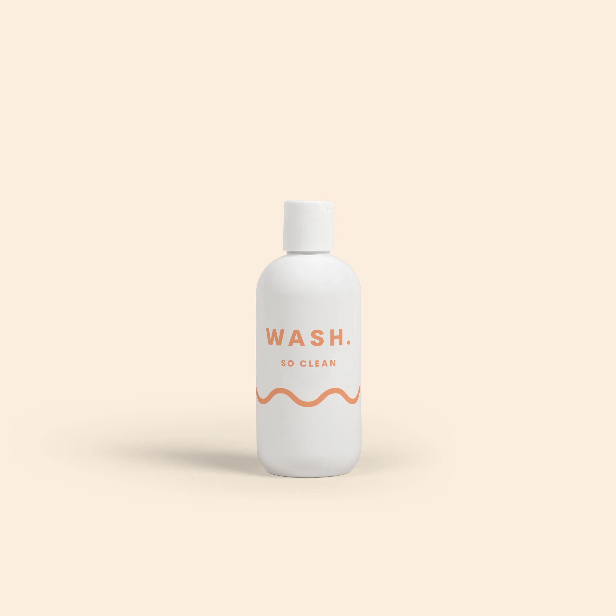 8 Oz Wash With Push-Pull Cap - Direct Print view 3