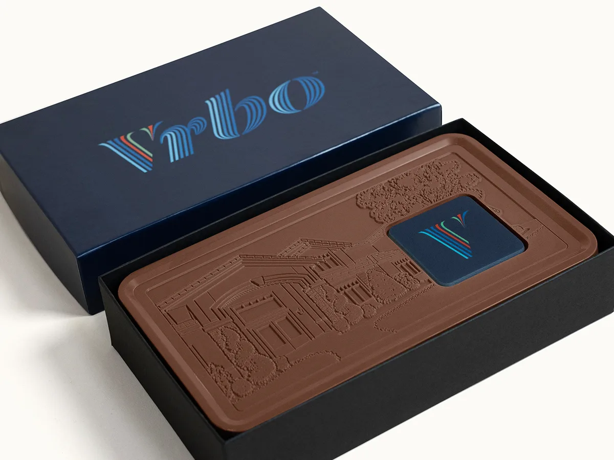 Epic 1lb. Engraved Combo Chocolate Bar with Luxury Custom Packaging view 2