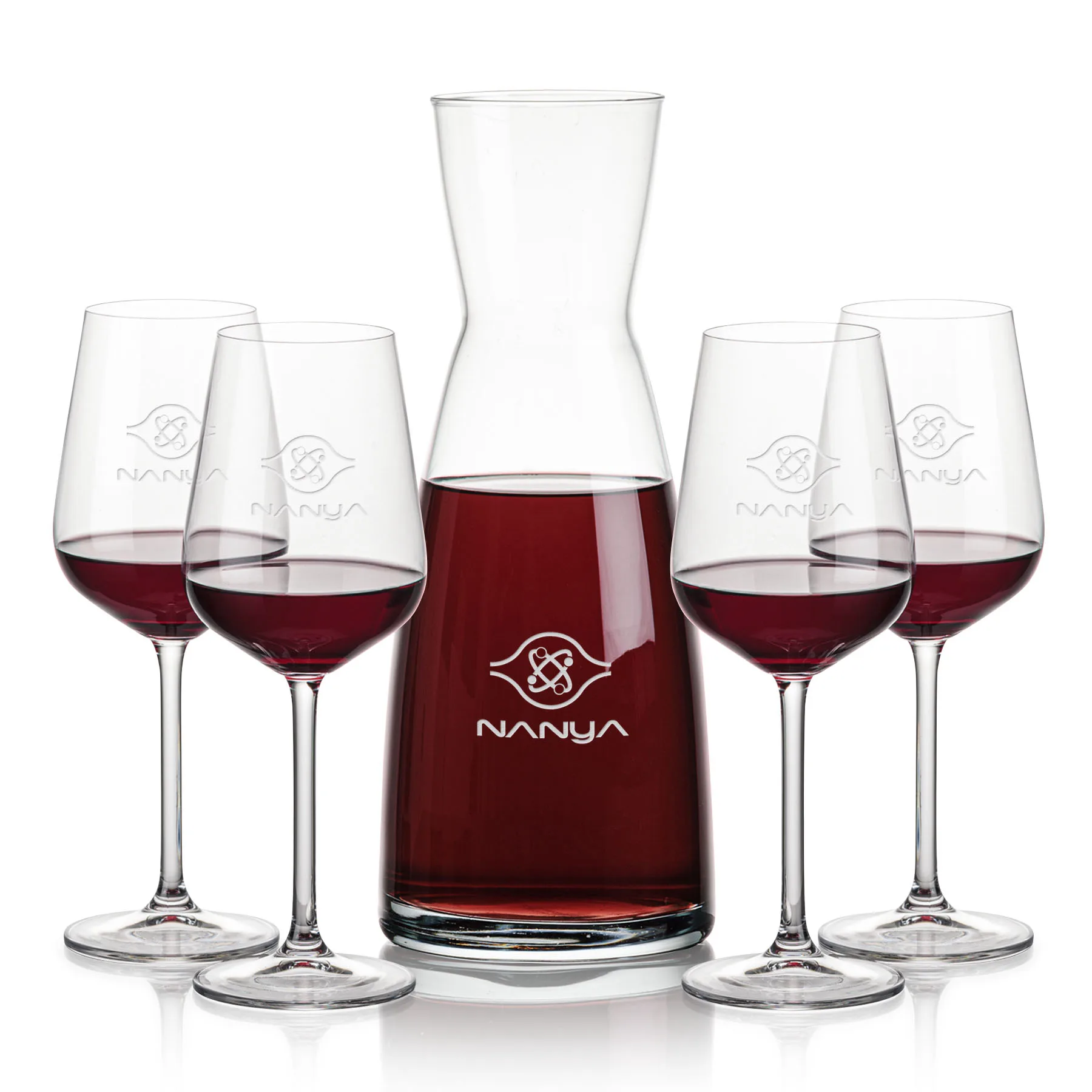 Carafe & 4 Wine