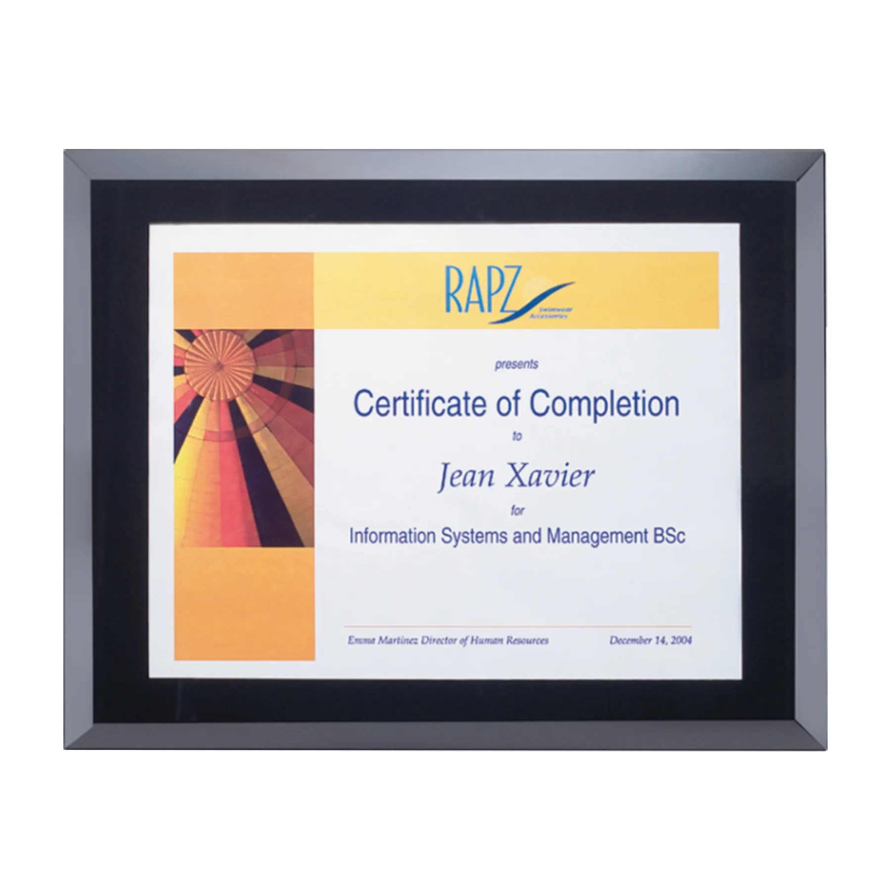 Avonlea Certificate Frame