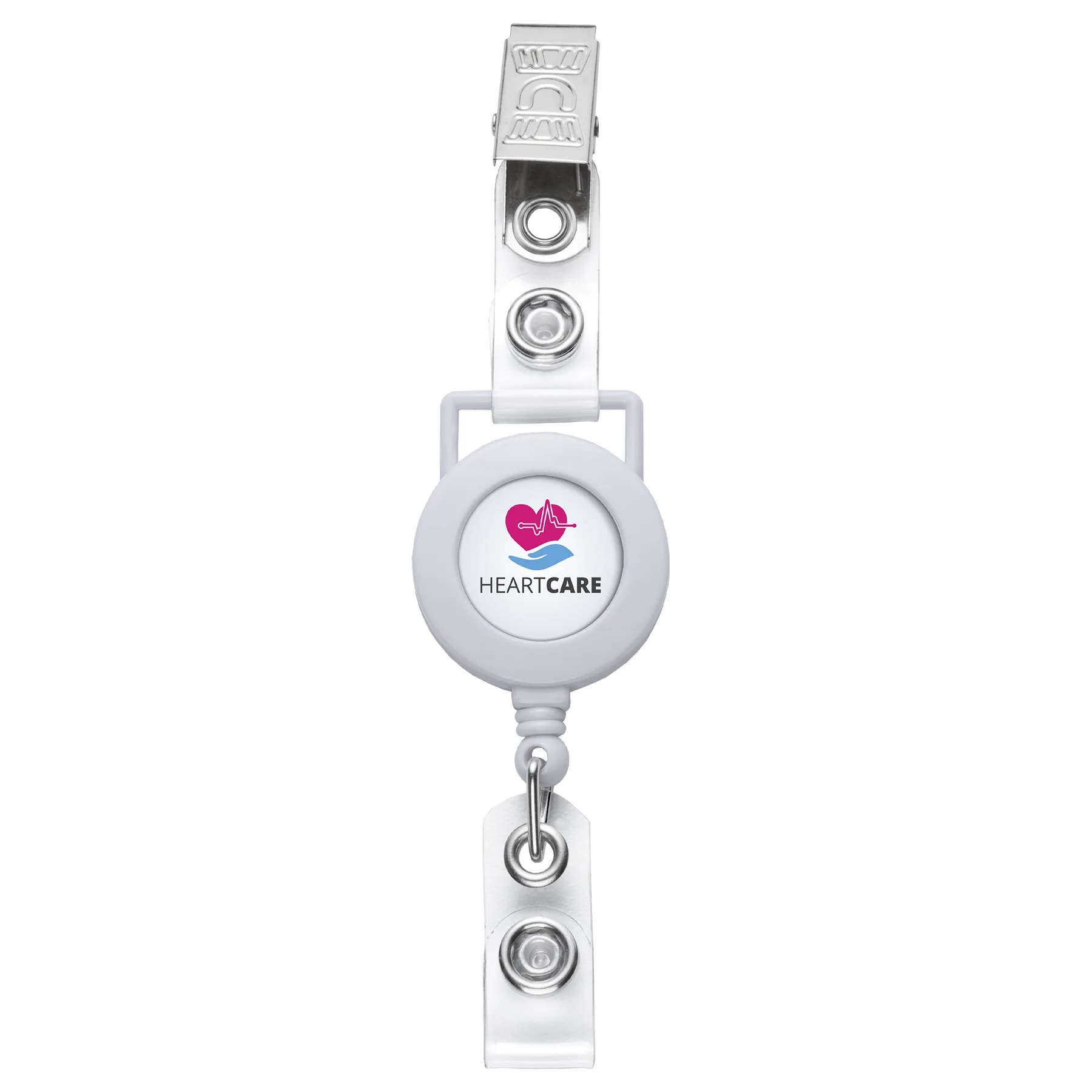Round Hanger Retractable Badge Reel view 7