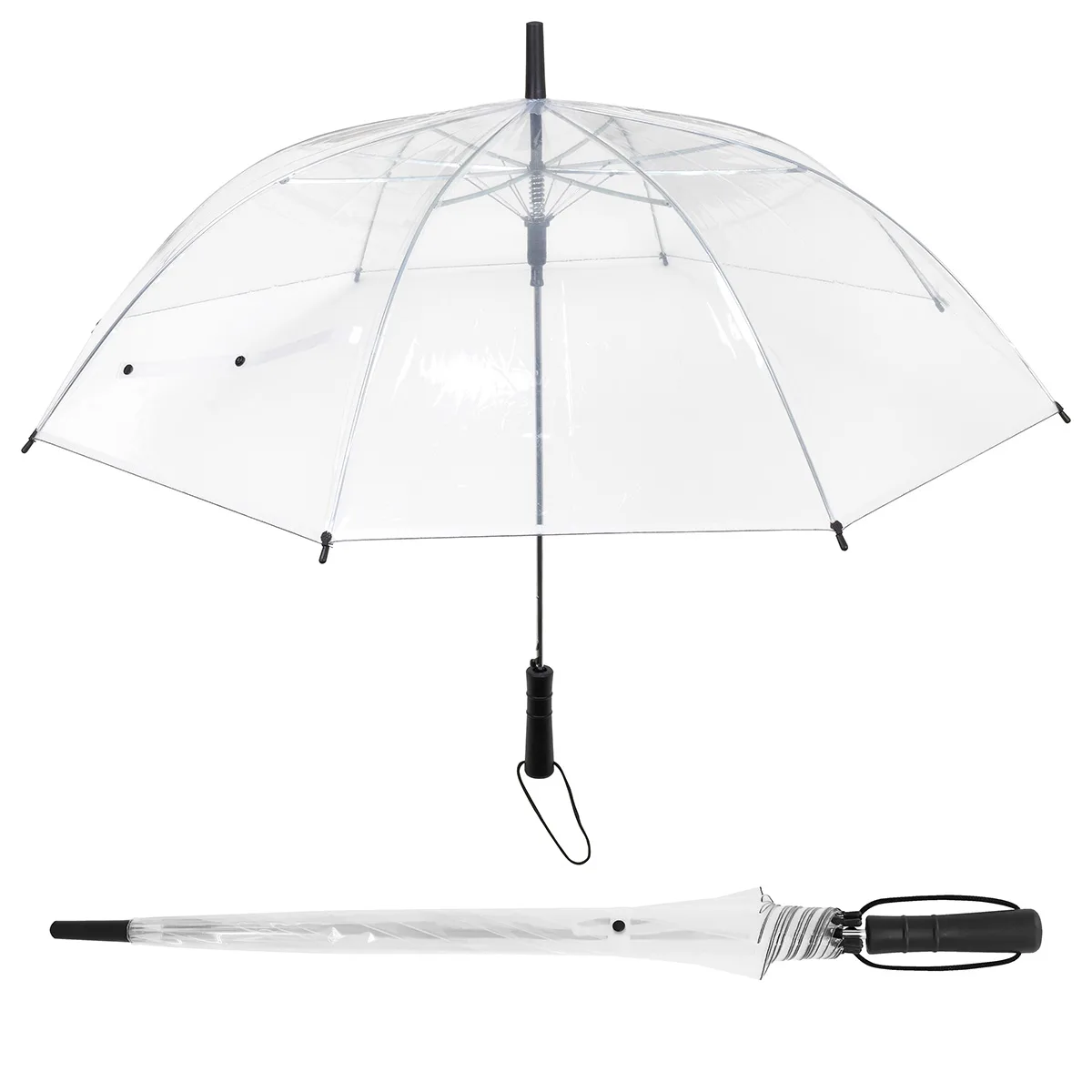 Panorama 46" Arc Auto-Open Clear Umbrella view 2