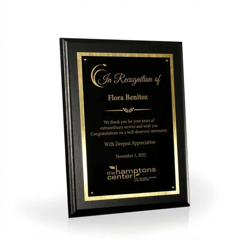 Corvus Award Plaque view 5