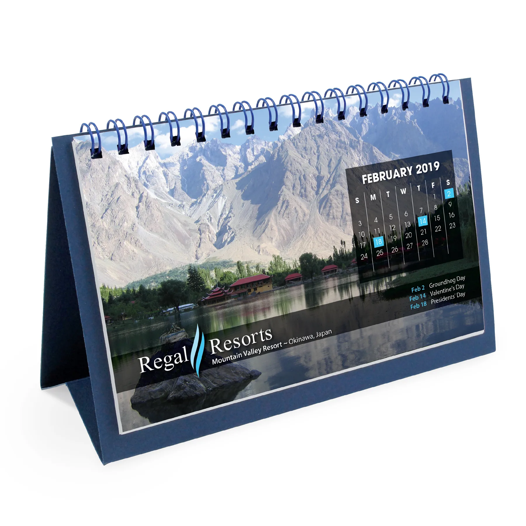 Flip Calendar w/Custom Photos (Short)