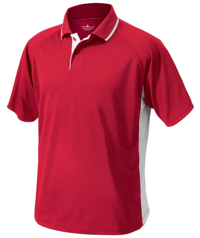 Men's Color Blocked Wicking Polo Shirt view 6