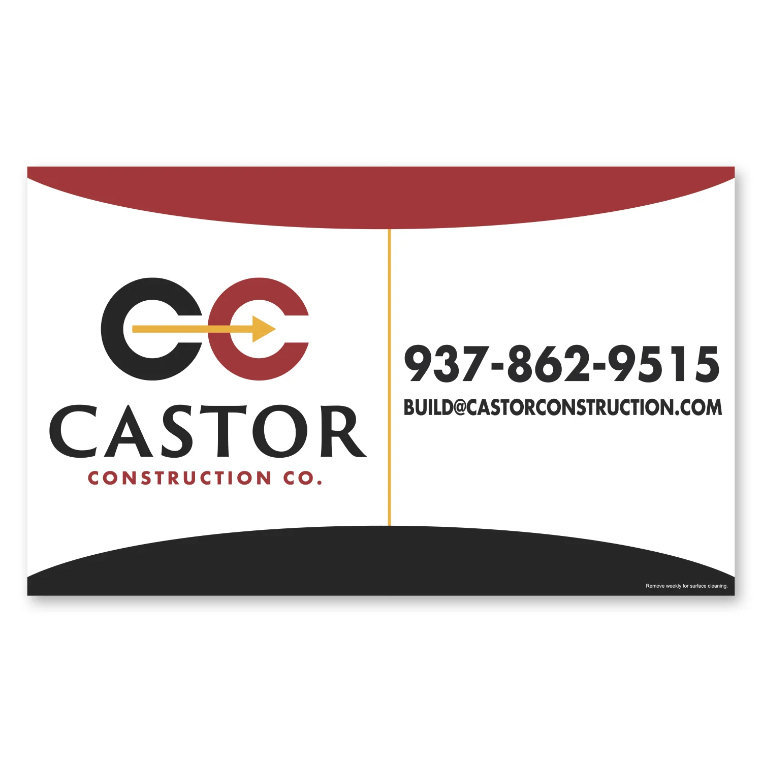 Car Sign Small Rectangle Magnet view 2
