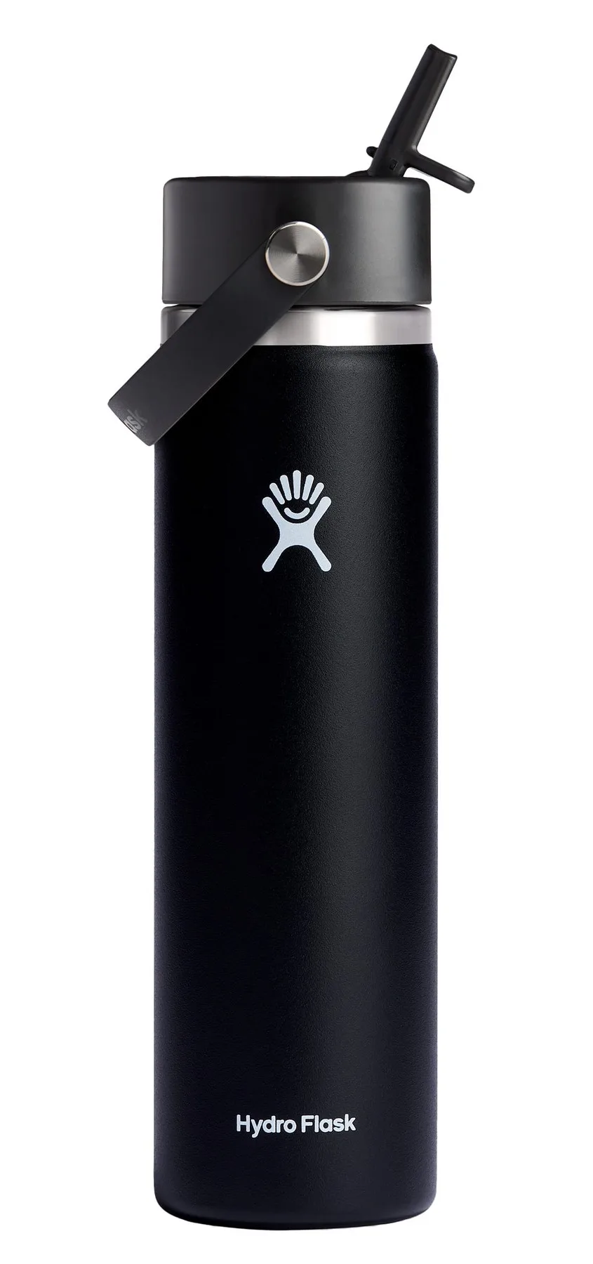 Hydro Flask® Wide Mouth 24oz Bottle with Flex Straw Cap view 2