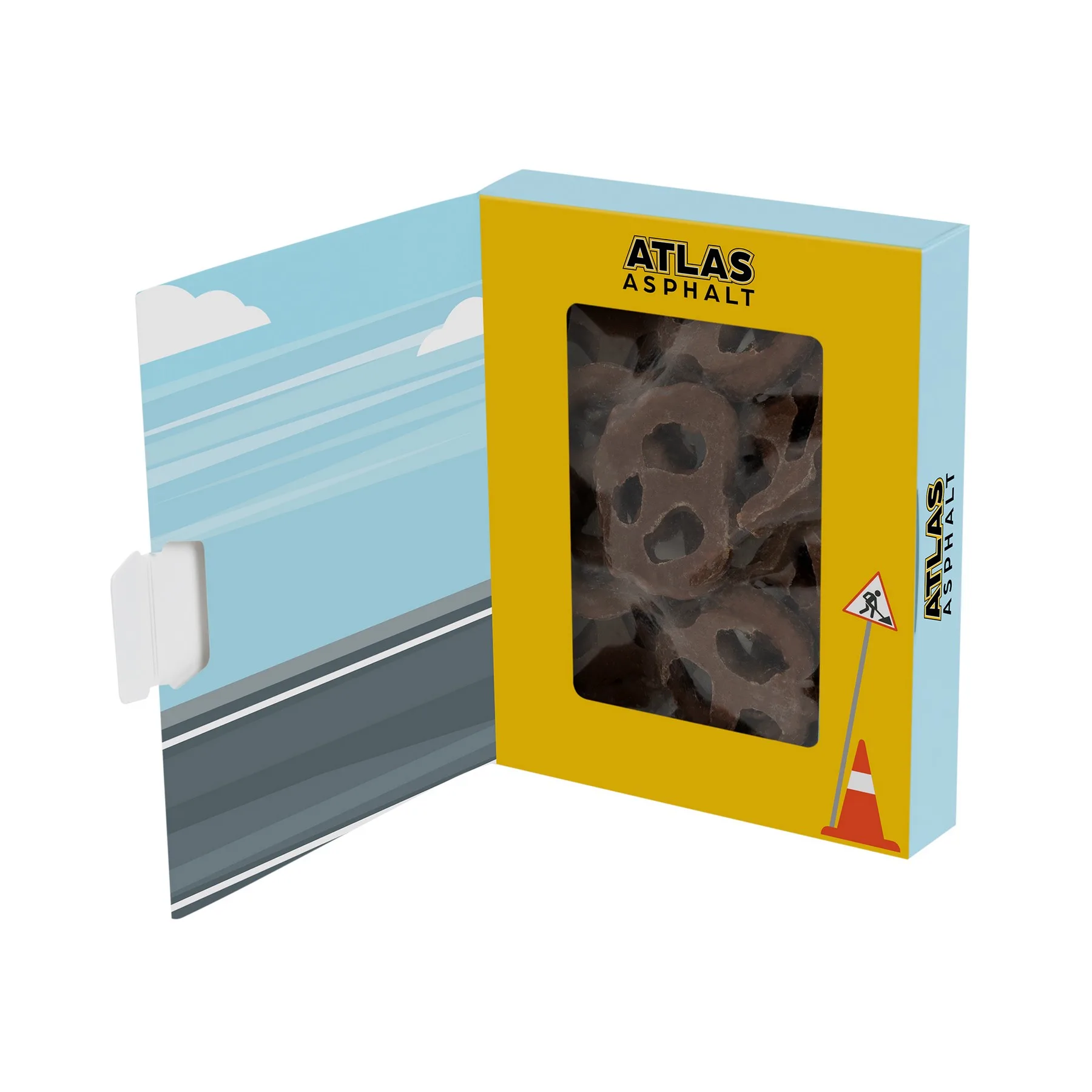 Book Window Box- Milk Chocolate Mini Pretzels view 2