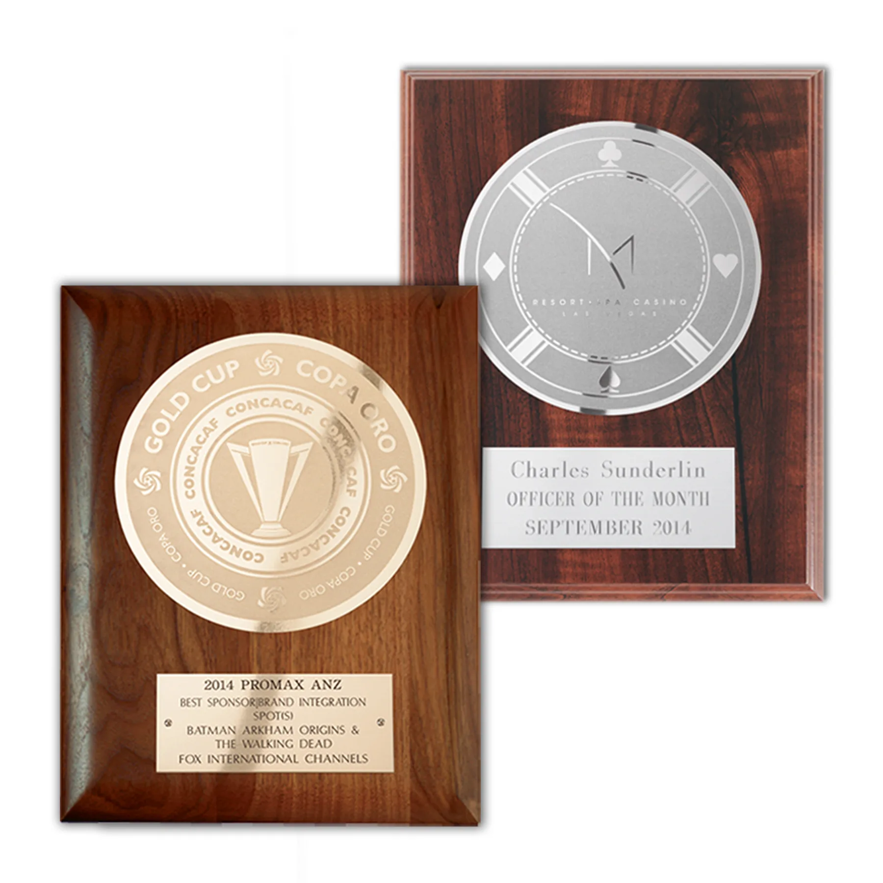 Etch/Frosted Plaq - Round