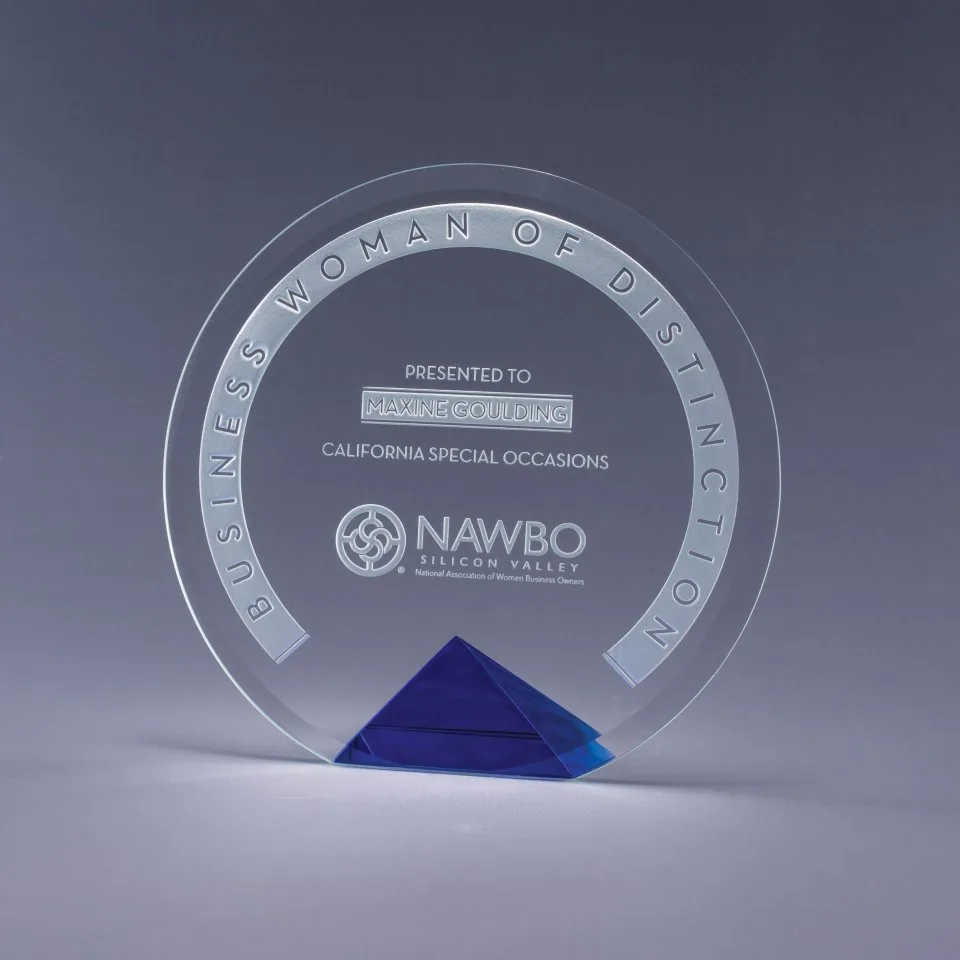7.5" Blue Cyrk Award