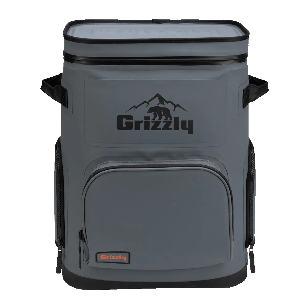 Grizzly Drifter 24 Backpack Cooler - Stealth Gray