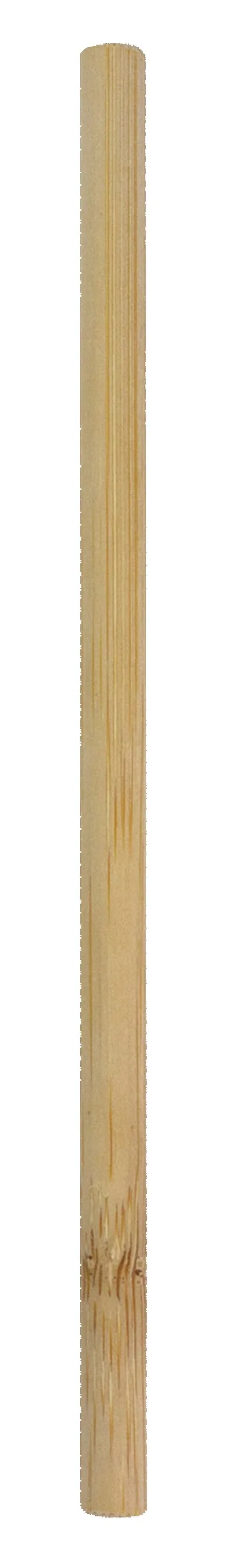 8" Long Reusable Bamboo Drinking Straws view 2