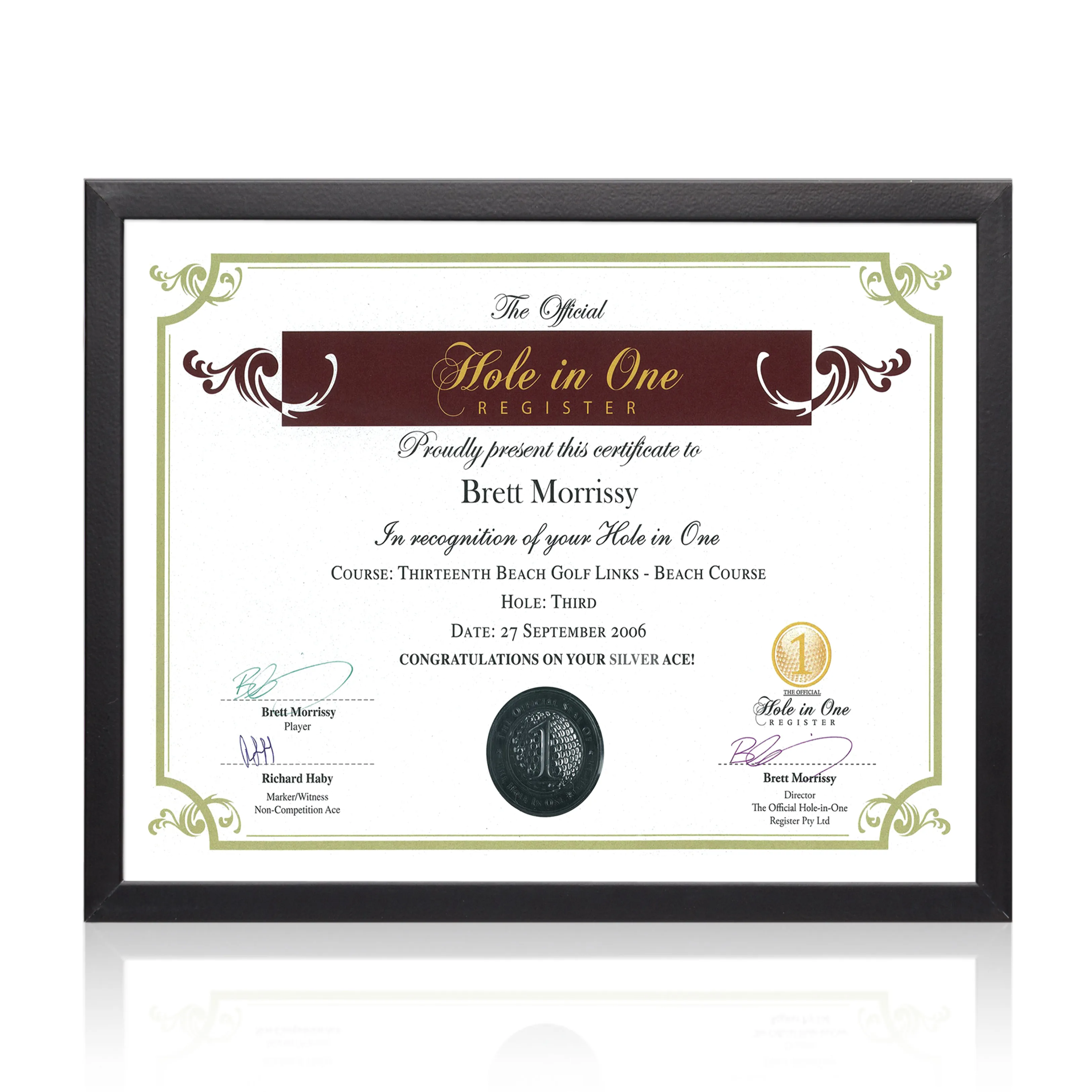 Metropolitan Certificate Frame — Metropolitan Certificate Frame