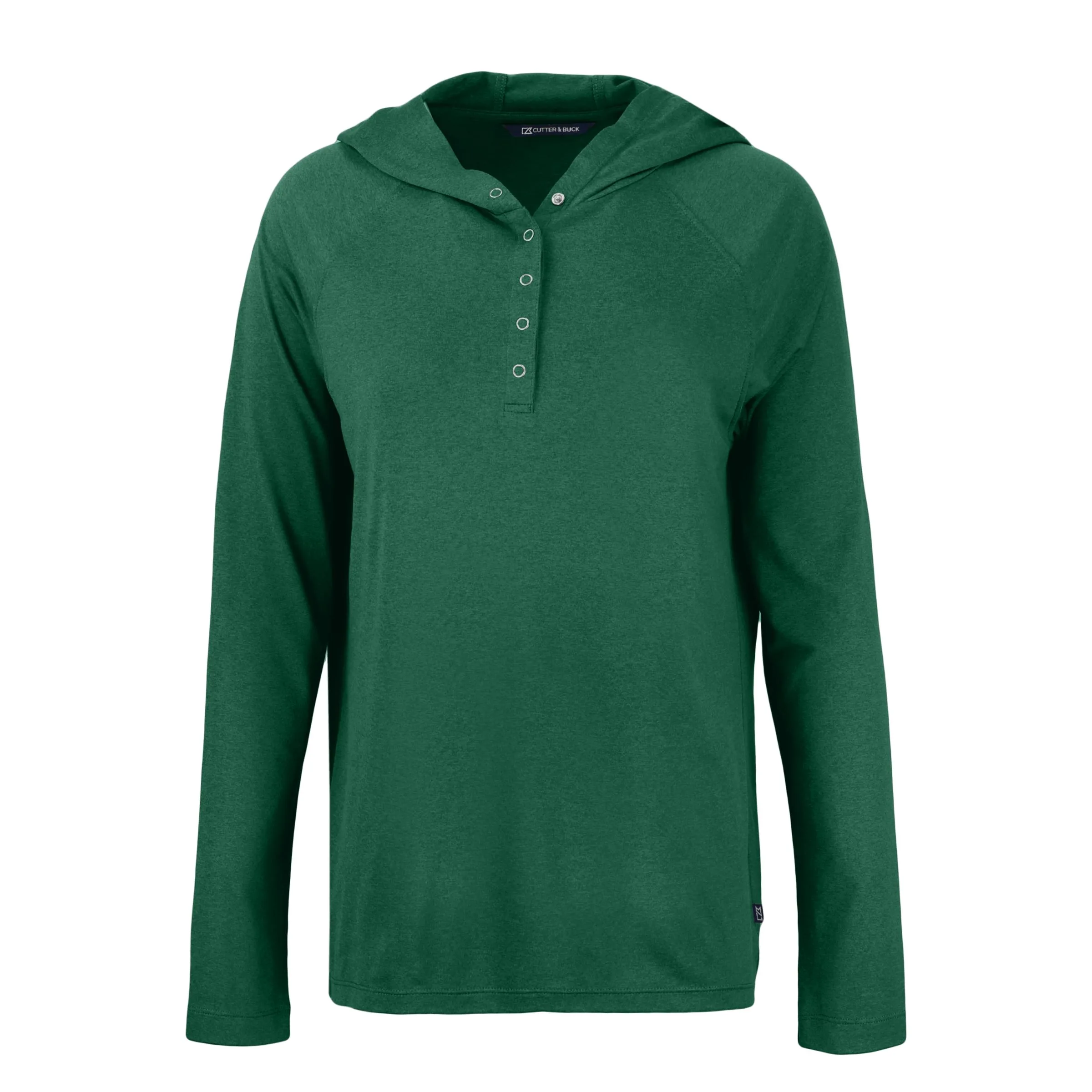 Cutter & Buck Coastline Epic Comfort Eco Recycled Womens Hooded Shirt view 3