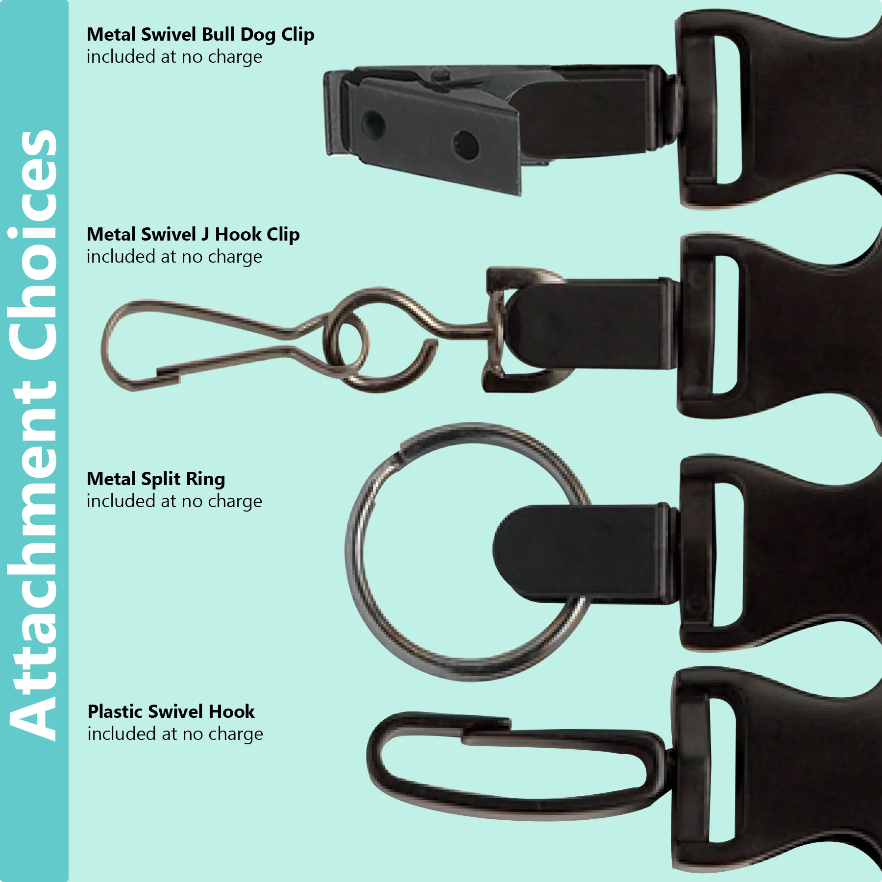 Braided Lanyard w/heart slider view 2