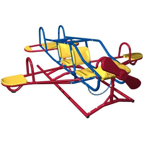 Lifetime Products Teeter Totter Ace Flyer - Red/Yellow/Blue