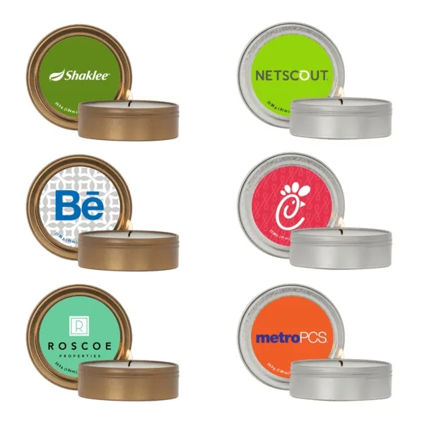 2 oz. Scented Candle in Screw-Top Metal Tin view 2