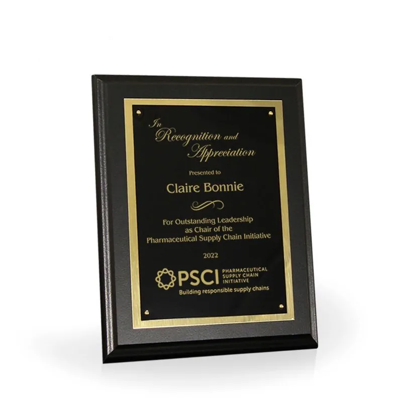 Corvus Award Plaque, 8"x10"