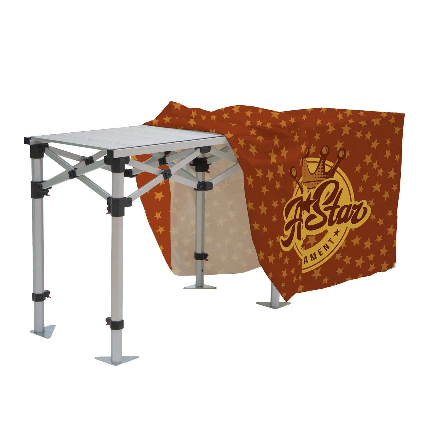 32"H x 115"W Pop-Up Table & Fitted Dye Sub Throw Kit view 7