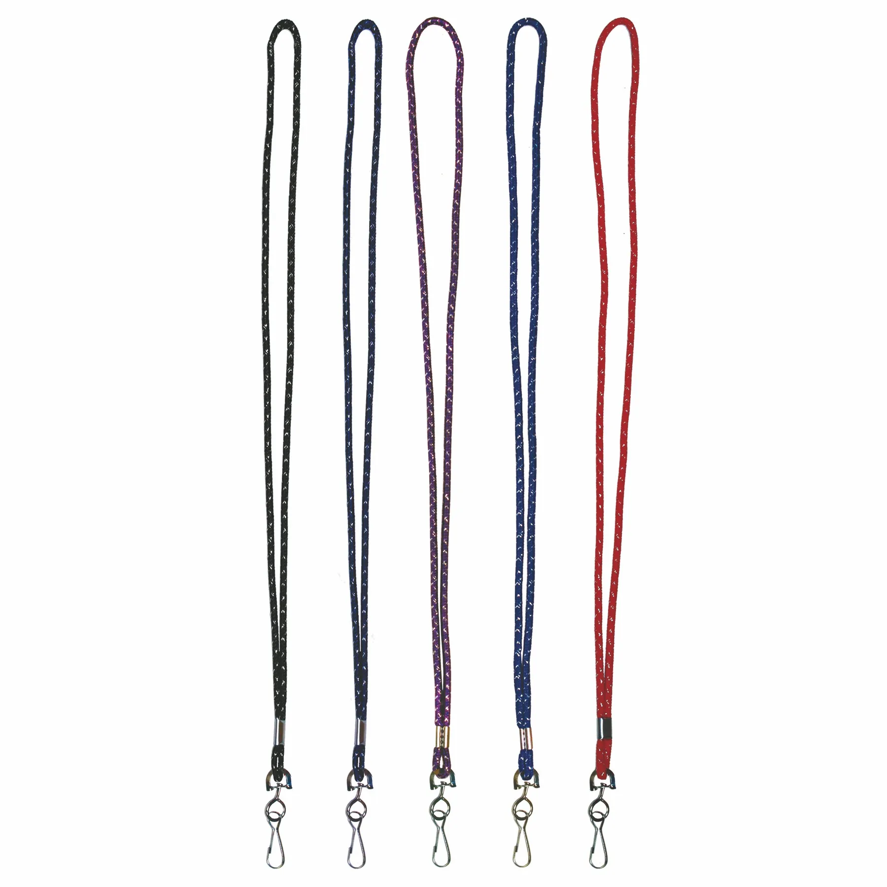 Braided "Bling" Lanyard w/swivel J hook view 4