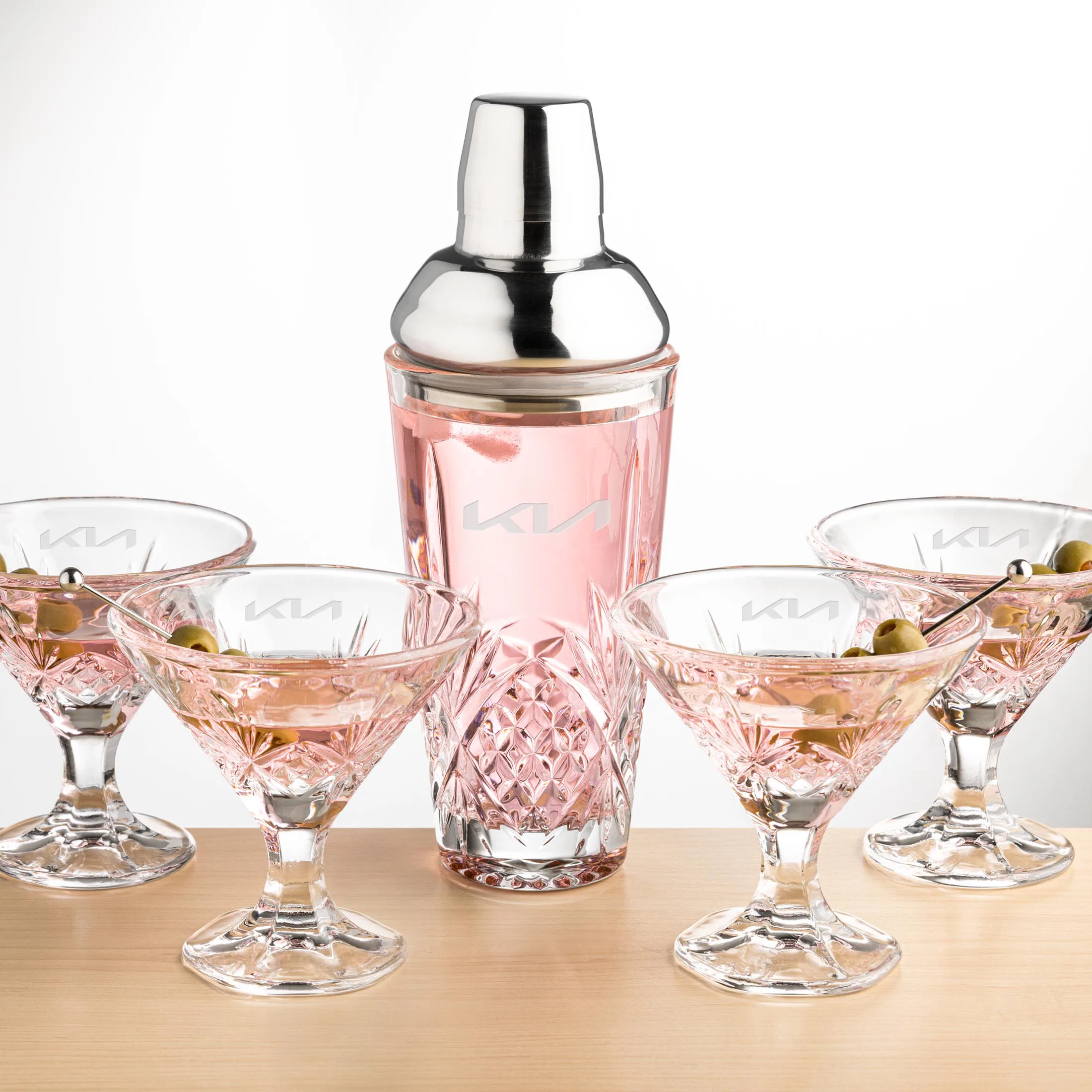 Shaker & 4 Martini