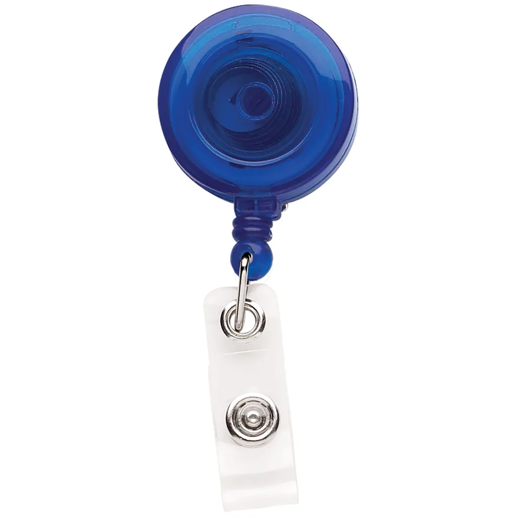 "Good" Translucent Round Retractable Badge Reel view 2