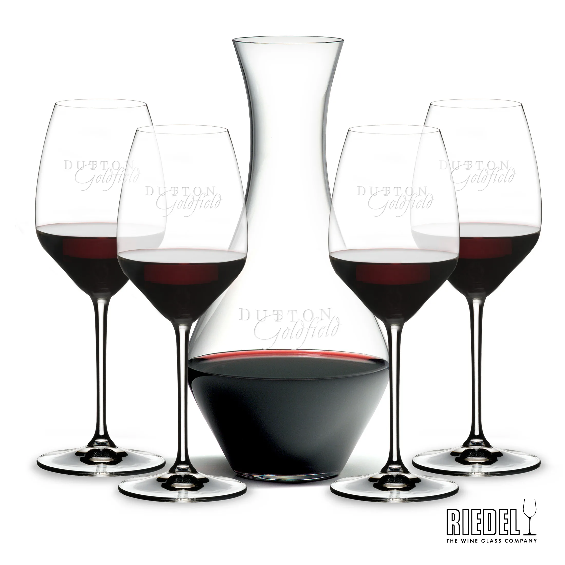 Decanter & 4 Wine