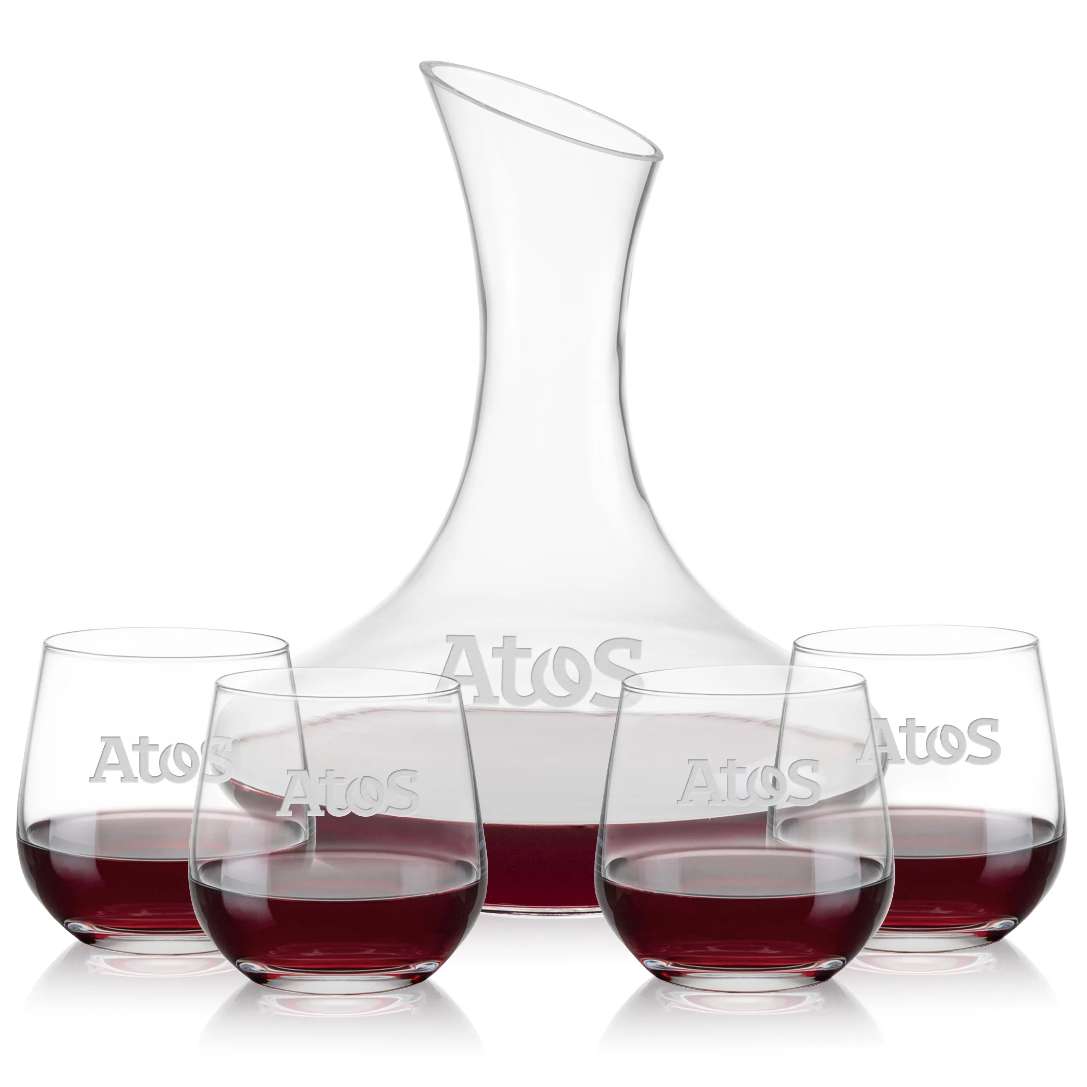 Carafe & 4 Stemless