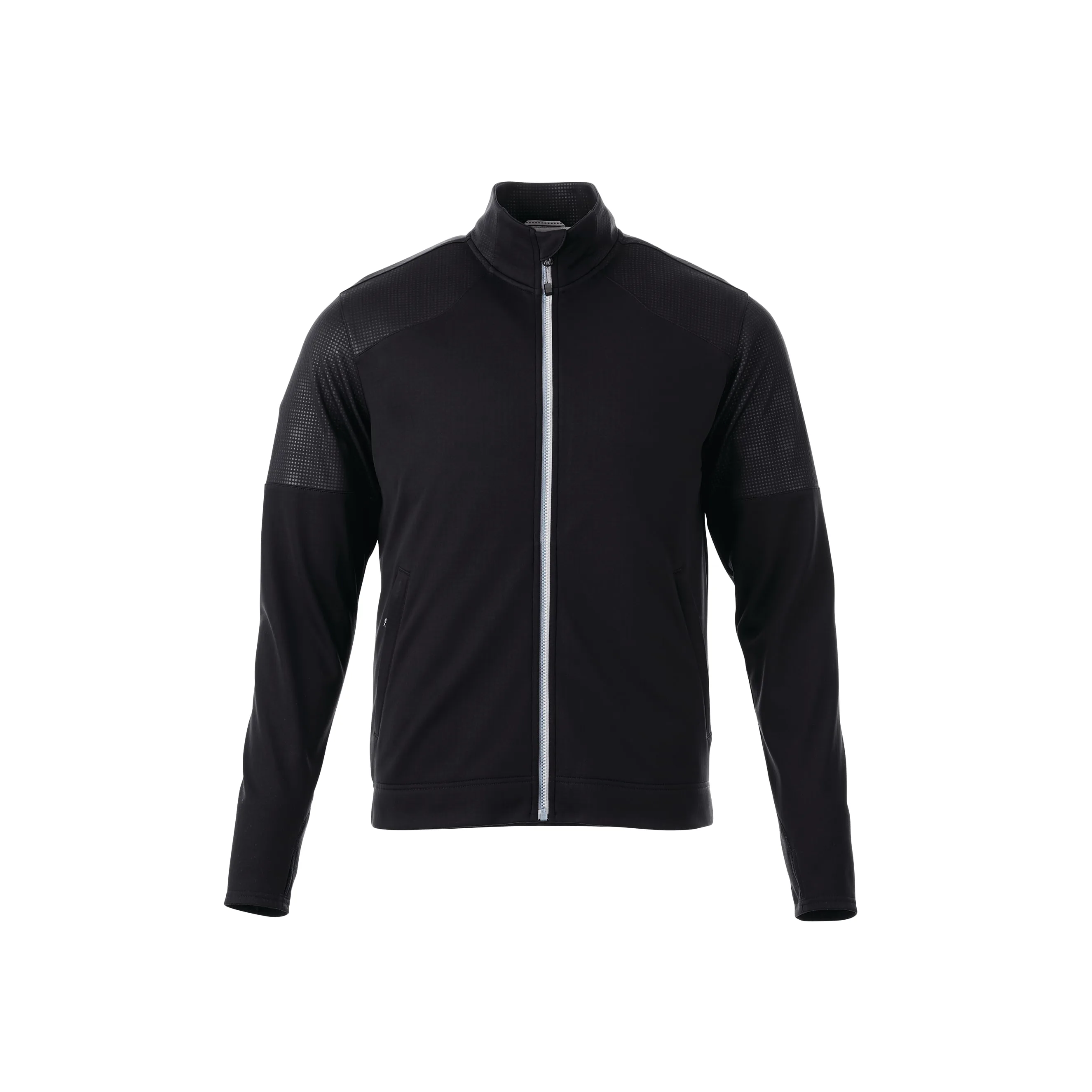 Men's SENGER Knit Full Zip Performance Jacket with Thumb Holes view 2
