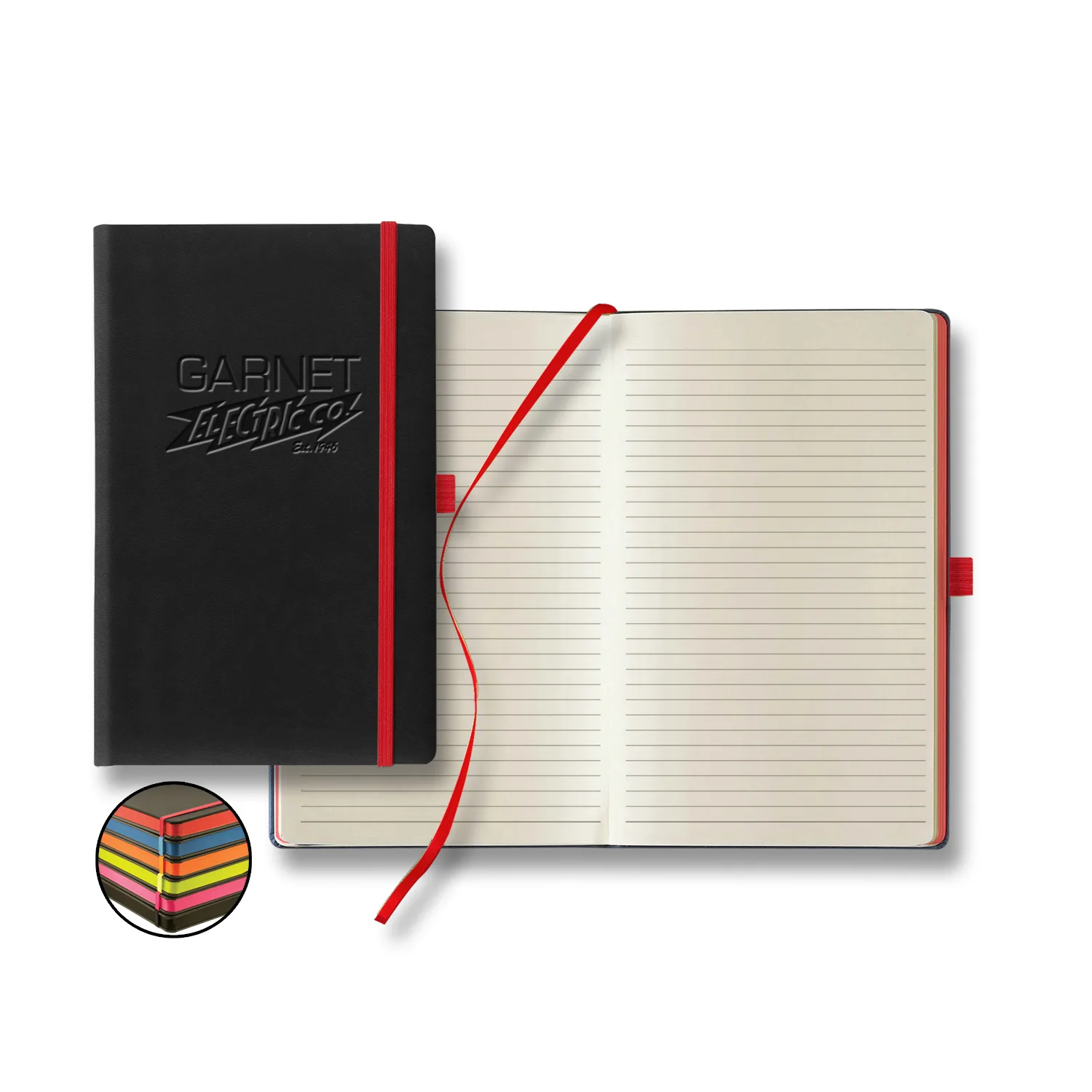 Castelli Tucson Edge Medio Lined Ivory Page Journal view 6