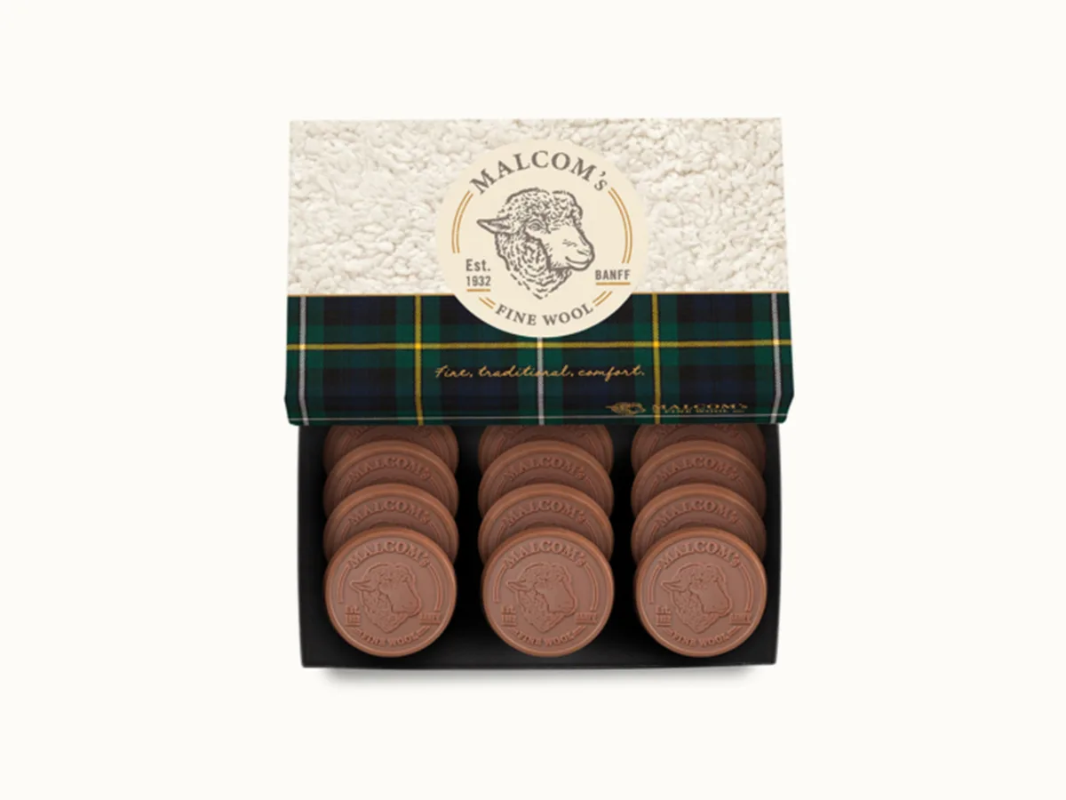 Gourmet 12-Piece Chocolate Shortbread Cookie Gift Set with Luxury Custom Packaging view 2