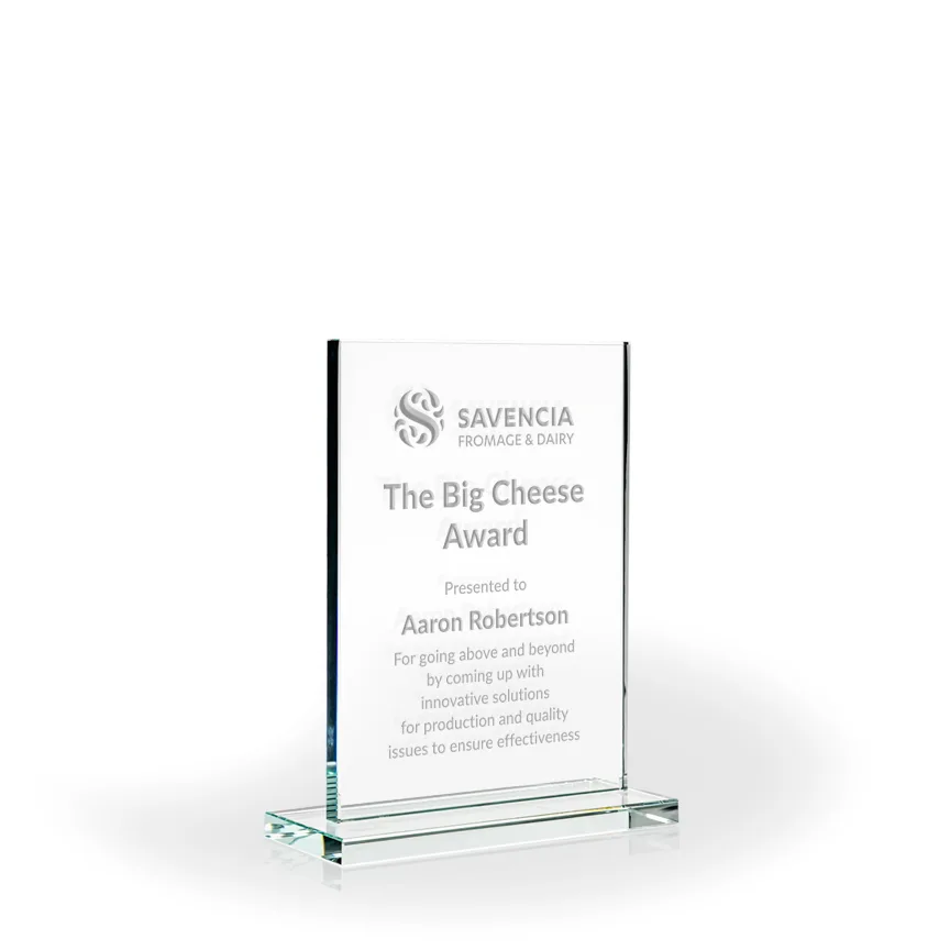 Acclaim Glass Rectangle with Base, Medium