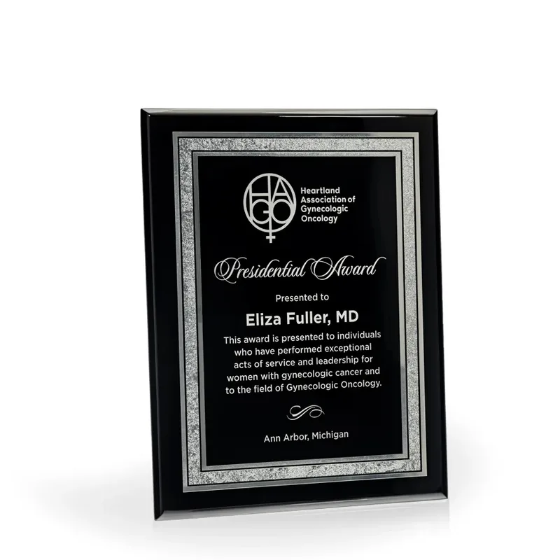 Gregor Black Piano Plaque,