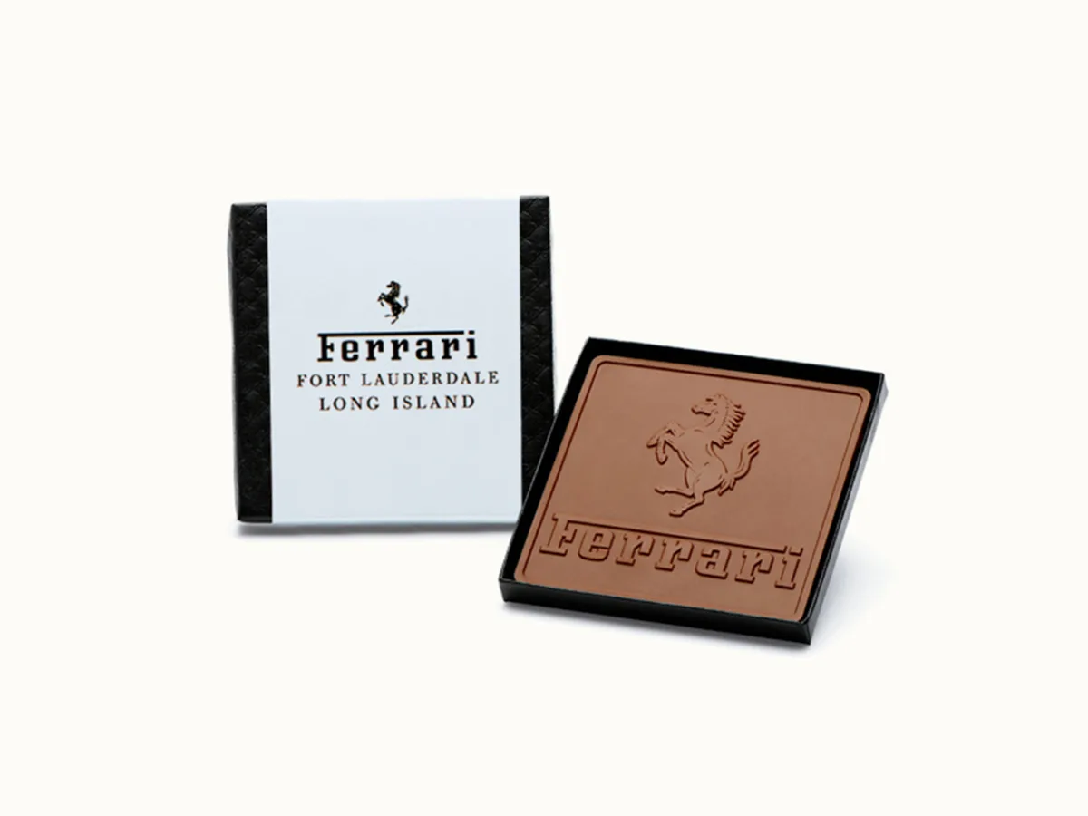 2oz. Chocolate Bar with 4"x4" Gift Box view 2