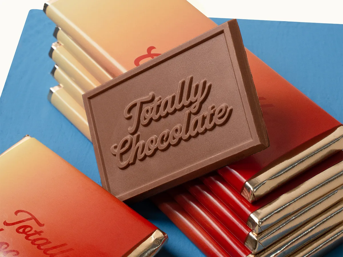 2"x 3" Small & Mighty Custom Chocolate Wrapper Bar view 5