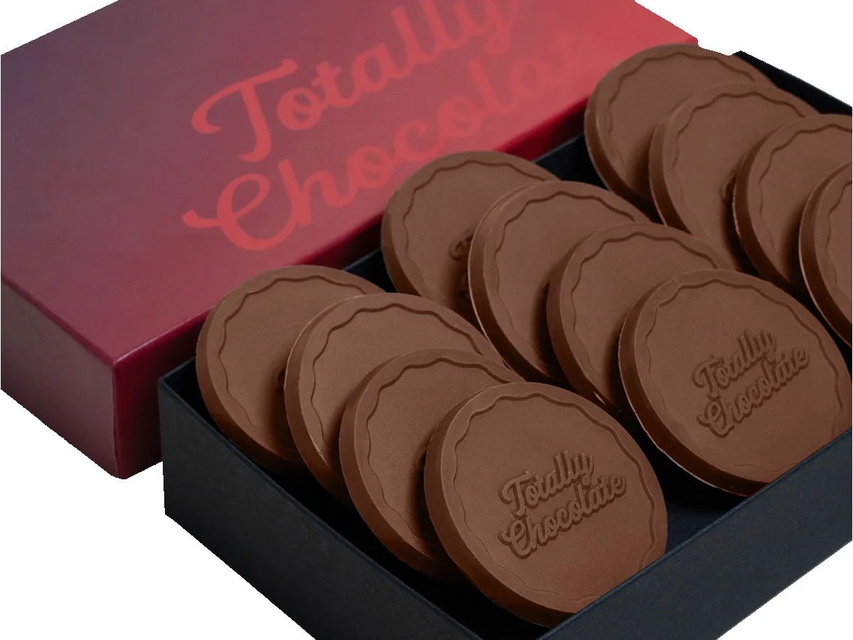 Gourmet 12-Piece Chocolate Shortbread Cookie Gift Set with Luxury Custom Packaging