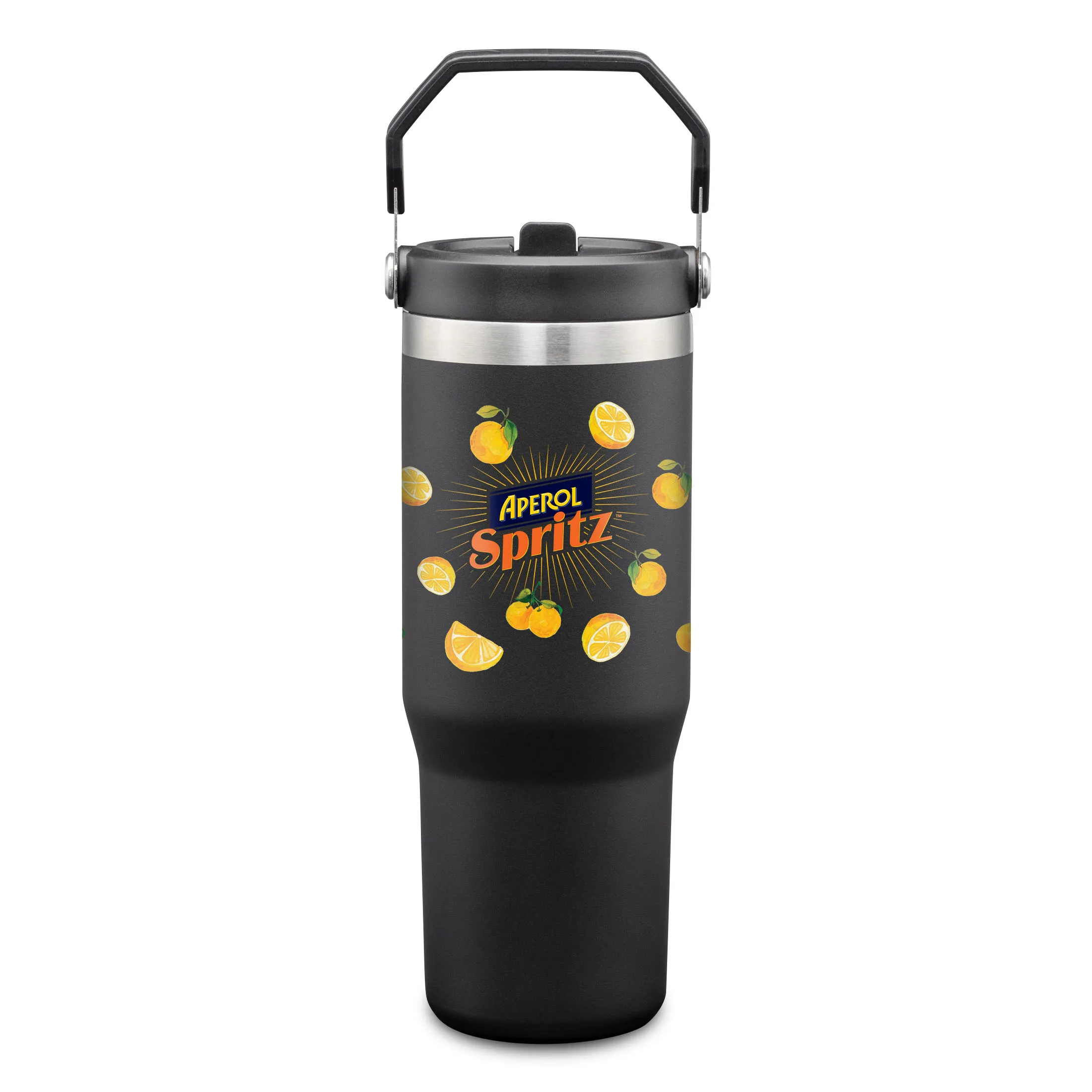 Revive SS Travel Mug w/Handle & Straw - 30oz