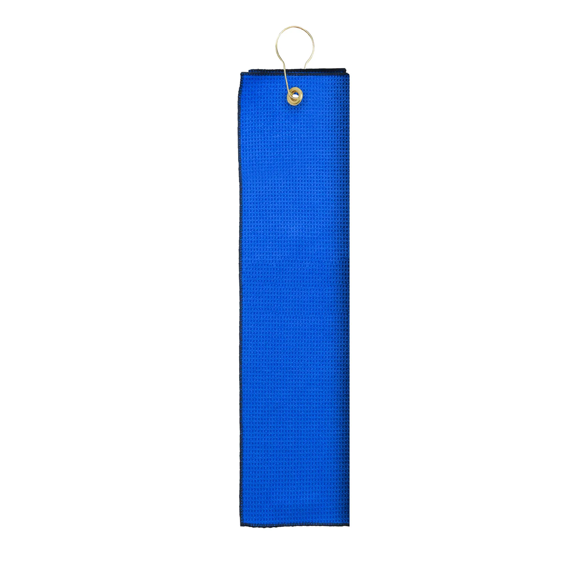 Microfiber Waffle Golf Towel with Tri-fold Grommet (Screen Print) view 2