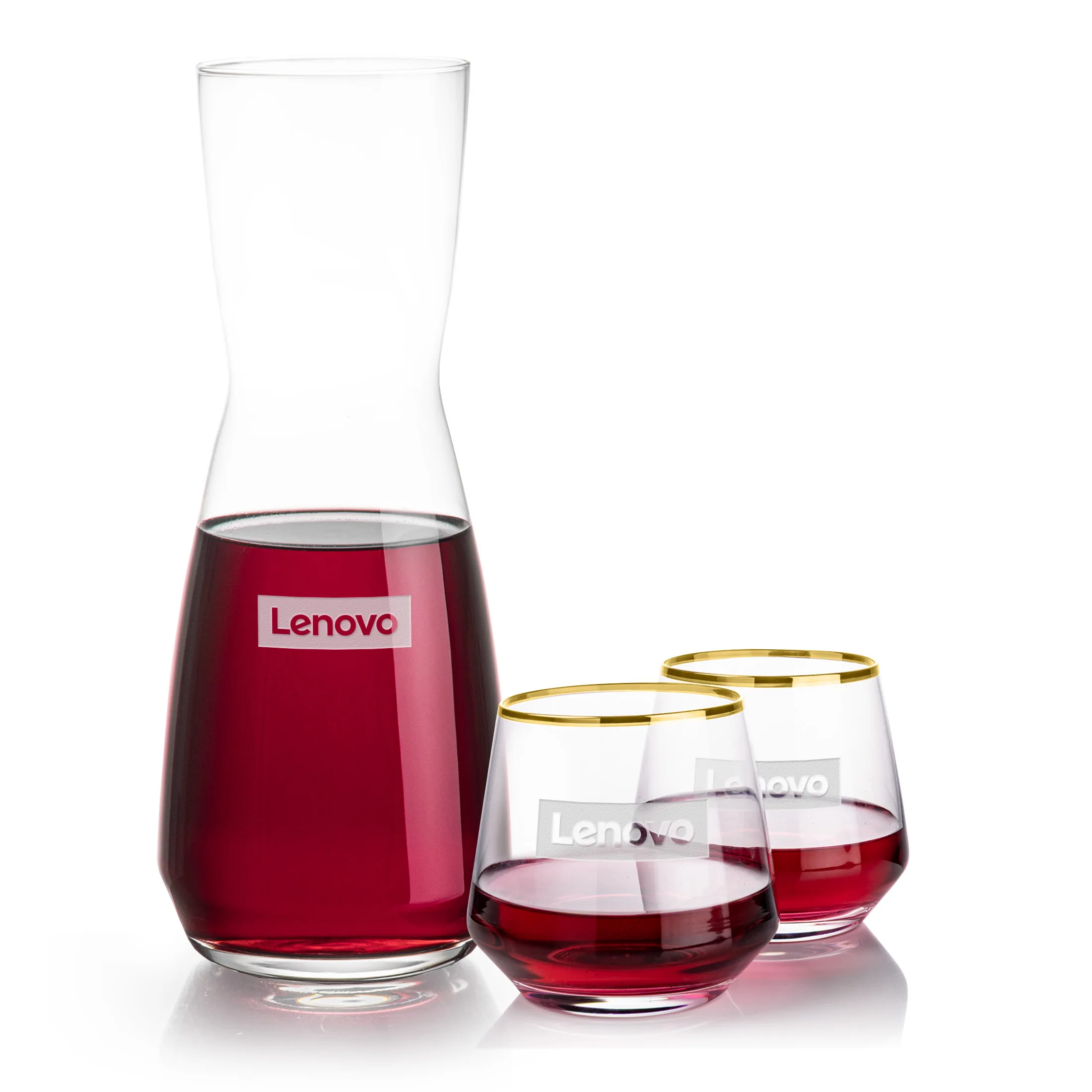 Carafe & 2 Stemless