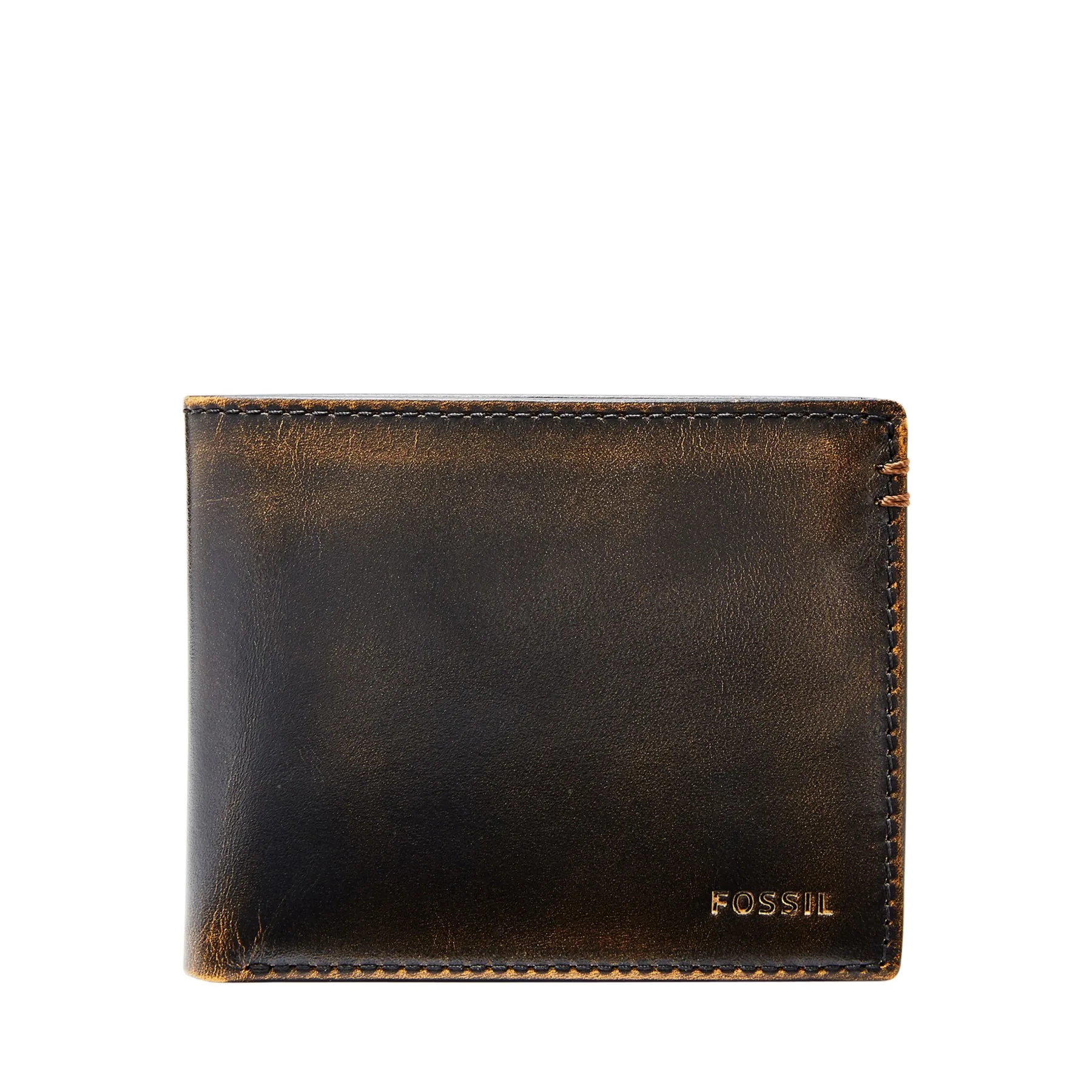 Fossil Wade Flip ID Bifold - Black