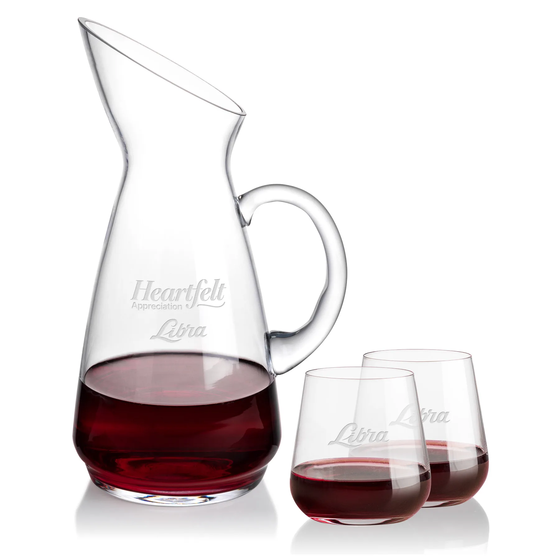 Taroni Carafe & Howden Stemless Wine